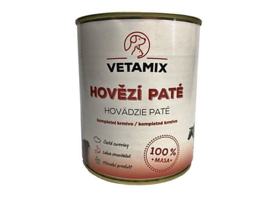 VETAMIX Hovädzie paté 6 × 850 g