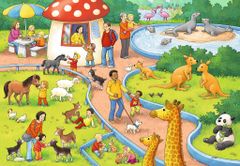 Ravensburger Puzzle Deň v zoo 2x24 dielikov
