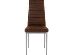 Danish Style Jedálenská stolička Kiok (súprava 4 ks), hnedá