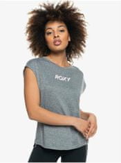 ROXY Tričká s krátkym rukávom pre ženy Roxy - sivá S
