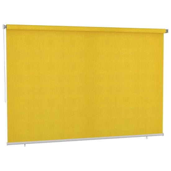 Vidaxl Vonkajšia zatemňovacia roleta 350x230 cm žltá