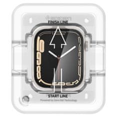 Spigen SPIGEN PROFLEX HYBRID GLASS "EZ FIT" 2-BALENIE APPLE HODINKY 7/8 (45 MM)