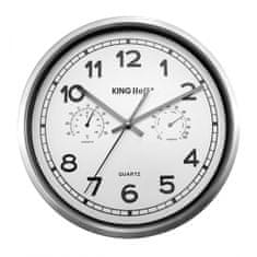 KINGHoff Nástenné hodiny 30 cm Kinghoff Kh-5027 Teplomer