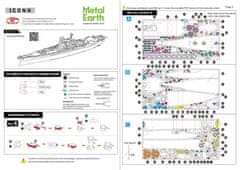 Metal Earth 3D puzzle Vojnová loď Yamato (ICONX)