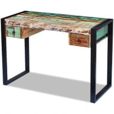 Petromila vidaXL Písací stôl, recyklovaný masív
