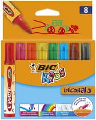 Bic Detské DECORALO fixy 8ks