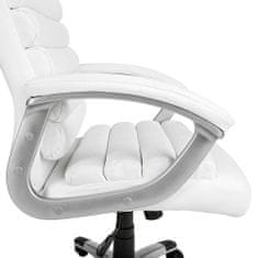 Timeless Tools Prémiová riaditeľská otočná stolička, 2 rôzne farby, biela
