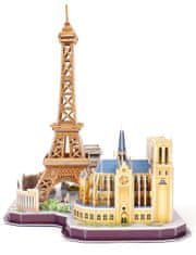 CubicFun 3D puzzle CityLine panorama: Paríž 114 dielikov