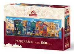 Art puzzle Panoramatické puzzle Farebné mesto 1000 dielikov