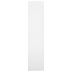 Petromila vidaXL Kancelárska skriňa s posuvnými dverami biela 90x40x180 cm oceľ