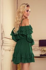 Numoco Dámske šaty 360-2 + Nadkolienky Gatta Calzino Strech, zelená, M