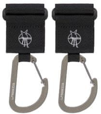 Lässig Casual Stroller Hooks with Carabiner black