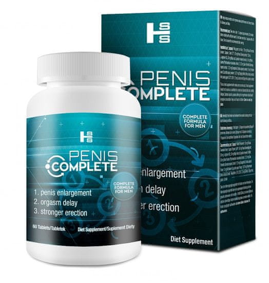 SHS Penis Complete kompletná erekcia penisu dlhé zväčšenie pohlavia 3v1 tablety s potenciou terapie potenciálna erekcia sperm doplnok pre mužo 60