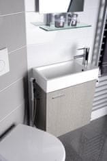 SAPHO , RHAPSODY podomietková sprchová termostatická batéria vrátane ručnej sprchy, 2 výstupy, chrómová, 5508