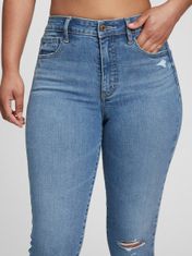 Gap Džínsy high rise universal jegging Washwell 25REG