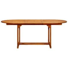 Vidaxl Záhradný stôl 200x100x74 cm, akáciový masív