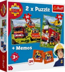 Trefl Puzzle Požiarnik Sam 30+48 dielikov + pexeso