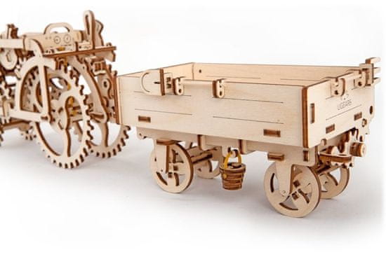 UGEARS 3D drevené puzzle Vlečka 68 dielikov