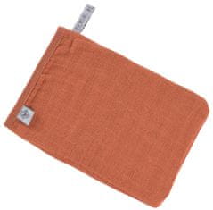 Lässig Muslin Wash Glove Set 3 pcs rust