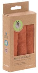 Lässig Muslin Wash Glove Set 3 pcs rust