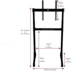 Next Level Racing Free Standing Single Monitor Stand