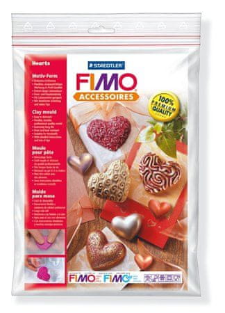 FIMO 8742 Silikónová forma „Hearts“, 8742 26