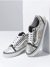 Vans Čierno-biele unisex vzorované tenisky VANS Old Skool 36 1/2