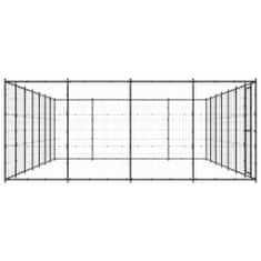 Petromila vidaXL Vonkajšia voliéra pre psy oceľová 33,88 m²