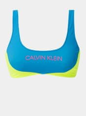 Calvin Klein Žlto-modrý horný diel plaviek Calvin Klein Underwear XS
