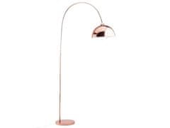 Beliani Stojaca lampa v medenej farbe 160 cm CANDELLA