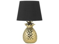 Beliani Stolná lampa zlatá PINEAPPLE