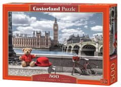 Castorland Puzzle Malý cestovateľ v Londýne 500 dielikov