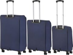 TRAVEL Z Sada kufrov Softspinner Blue 3-set