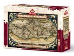 Art puzzle Puzzle Prvý moderný atlas z roku 1570, 3000 dielikov