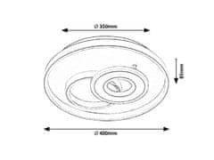 Rabalux Rabalux stropné svietidlo Celinda LED 40W 5230