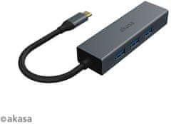 Akasa dokovací stanice 4v1 USB 3.1 Type-C