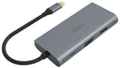 Akasa dokovací stanice 9v1 USB 3.1 Type-C