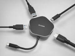 D-LINK USB-C Hub 4v1, HDMI, PD