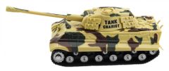 Teddies Tank RC PANTHER plast 25cm na batérie 27mHz so zvukom so svetlom v krabici 28x13x12cm