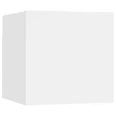 Petromila vidaXL Nočné stolíky 2 ks biele 30,5x30x30 cm drevotrieska