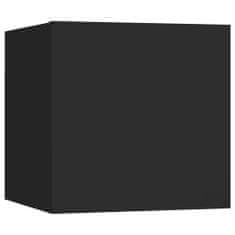 Petromila vidaXL Nočné stolíky 2 ks čierne 30,5x30x30 cm drevotrieska