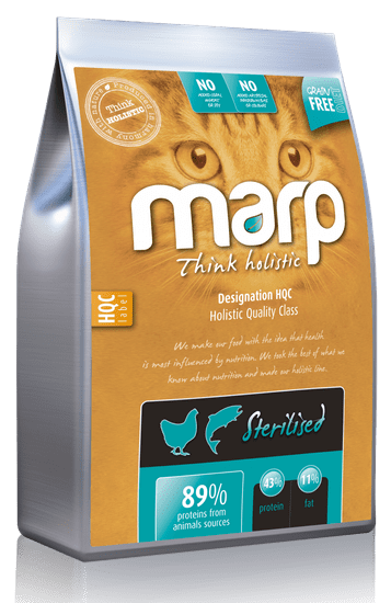 Marp Holistic Sterilised CAT - pre kastrované a staršie mačky 2 kg