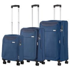 CARRY ON Sada kufrov Air Steel Blue 3-set