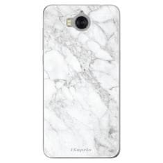 iSaprio Silikónové puzdro - SilverMarble 14 pre Huawei Y5 2017/Huawei Y6 2017