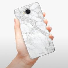 iSaprio Silikónové puzdro - SilverMarble 14 pre Huawei Y5 2017/Huawei Y6 2017