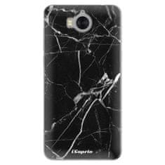 iSaprio Silikónové puzdro - Black Marble 18 pre Huawei Y5 2017/Huawei Y6 2017