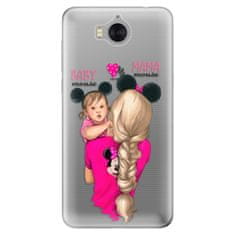 iSaprio Silikónové puzdro - Mama Mouse Blond and Girl pre Huawei Y5 2017/Huawei Y6 2017