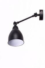 Ideal Lux Ideal Lux NEWTON AP1 NERO LAMPA NÁSTENNÁ 027852