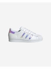 Adidas Biele dievčenské kožené tenisky adidas Originals Superstar 38 1/3