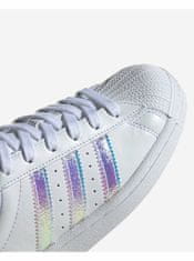 Adidas Biele dievčenské kožené tenisky adidas Originals Superstar 38 1/3